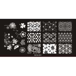 Matrita Stampila unghii #BCN001 Matrita Stampila unghii #BCN001